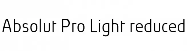 Absolut Pro Light reduced  baixar fontes gratis