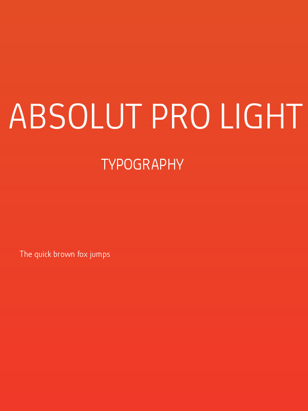 Absolut Pro Light reduced Poster