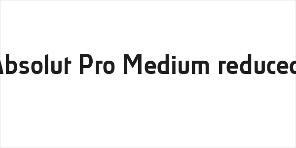 Absolut Pro Medium reduced Logo