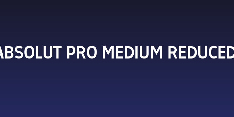 Absolut Pro Medium reduced Social Header