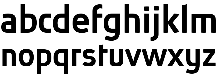 Absolut Pro Medium reduced Font LOWERCASE
