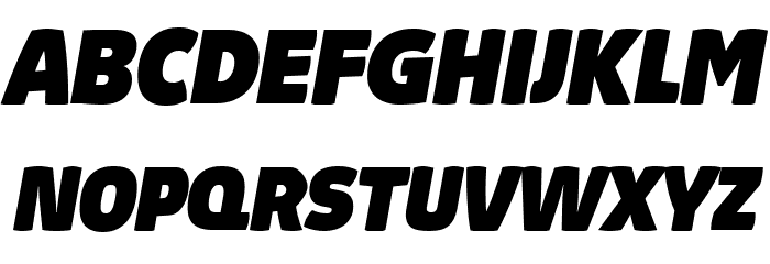 Absolut Reduced Black Italic Font OTHER CHARS