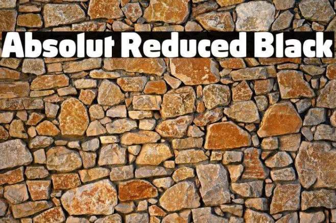 Absolut Reduced Black Example 1