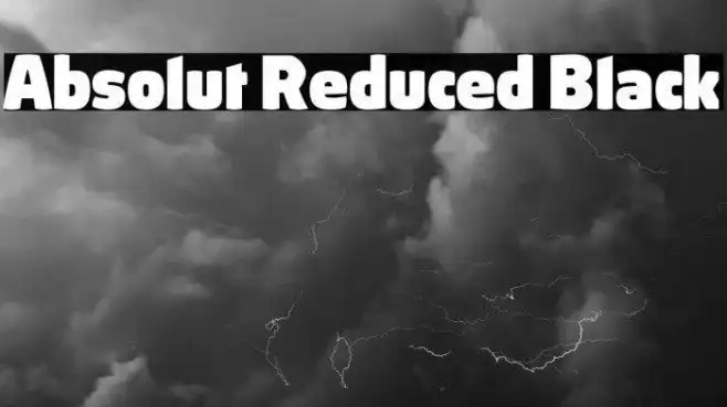 Absolut Reduced Black Example 3