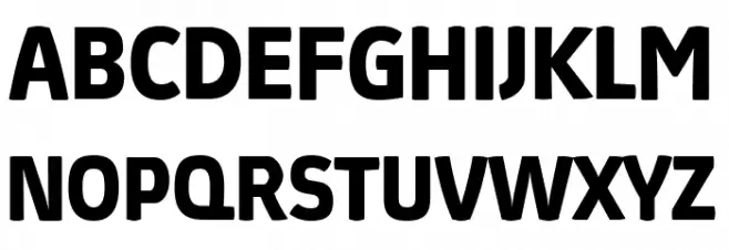 Absolut Reduced Bold Font OTHER CHARS