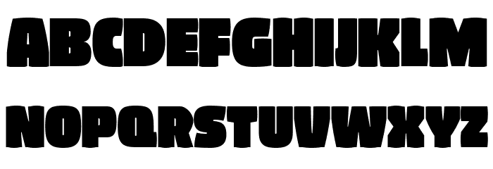 Absolut Reduced Fat Head Font OTHER CHARS