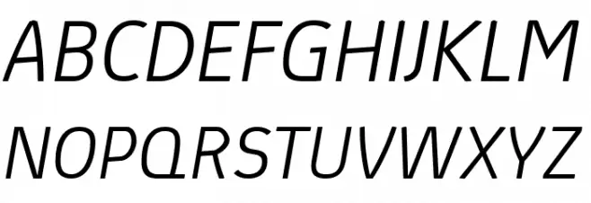 Absolut Reduced Light Italic Шрифта ВЕРХНИЙ
