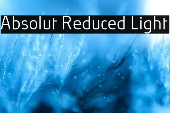 Absolut Reduced Light Example 1