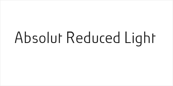 Absolut Reduced Light Logo