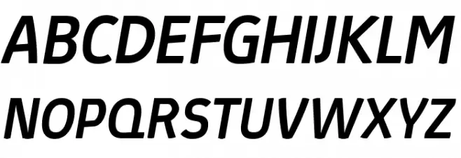 Absolut Reduced Medium Italic Font OTHER CHARS
