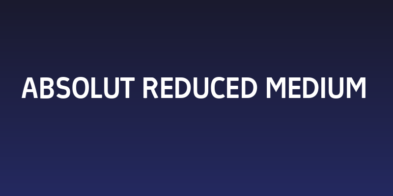 Absolut Reduced Medium Social Header