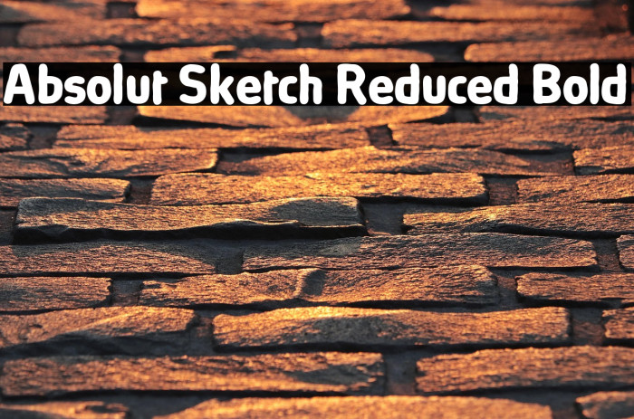 Absolut Sketch Reduced Bold Example 1