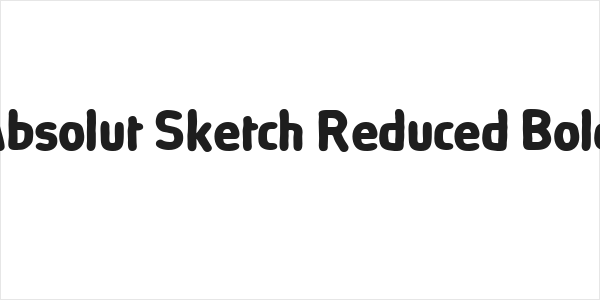 Absolut Sketch Reduced Bold Logo