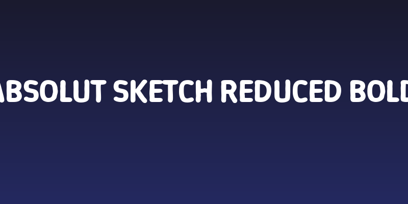 Absolut Sketch Reduced Bold Social Header
