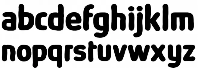Absolut Sketch Reduced Bold 字体 小写