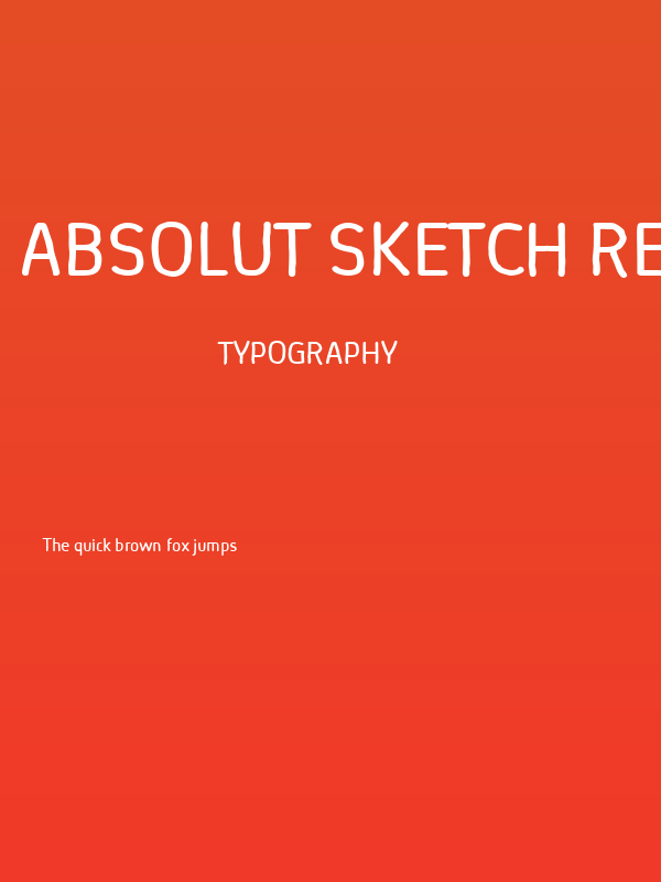 Absolut Sketch Reduced Book Poster