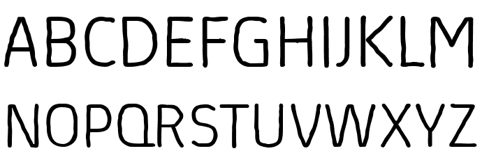 Absolut Sketch Reduced Light Font OTHER CHARS