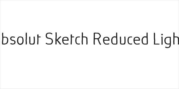 Absolut Sketch Reduced Light Logo