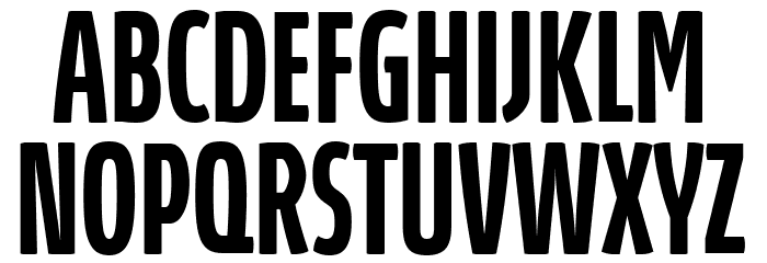 Absolut UltraCondensed Reduced Med Font OTHER CHARS