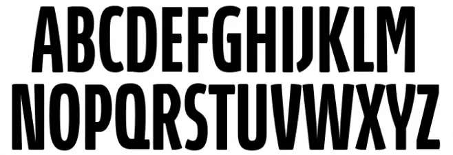 Absolut UltraCondensed Reduced Med Caratteri MAIUSCOLE