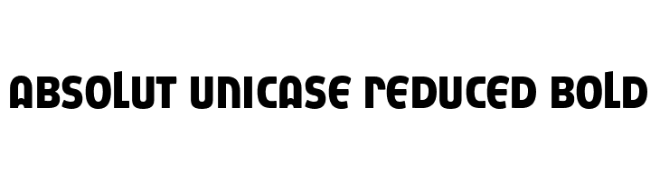 Absolut Unicase Reduced Bold  フリーフォントのダウンロード