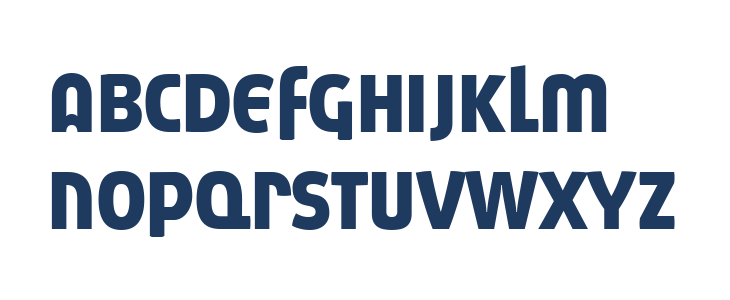 Absolut Unicase Reduced Bold Lowercase