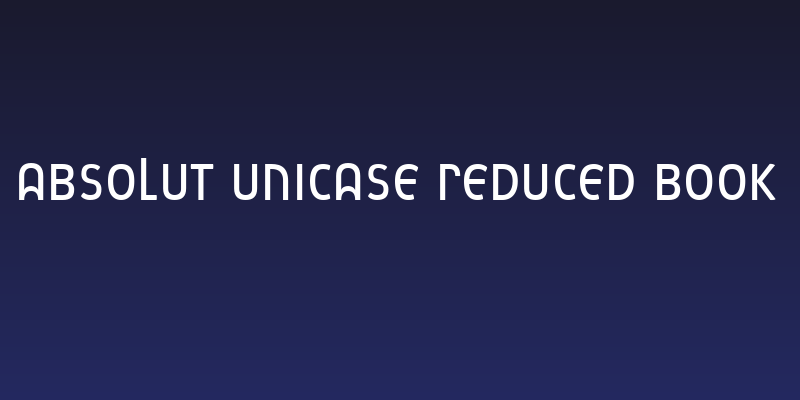 Absolut Unicase Reduced Book Social Header