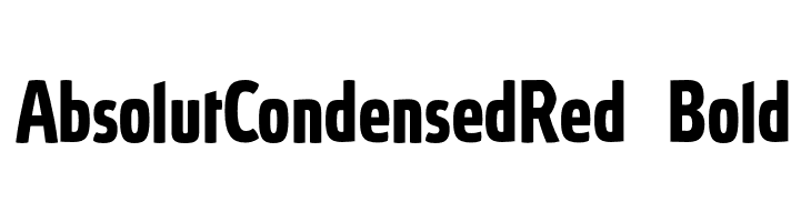 AbsolutCondensedRed-Bold  baixar fontes gratis