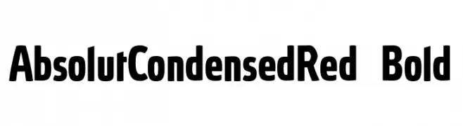 AbsolutCondensedRed-Bold  لخطوط تنزيل