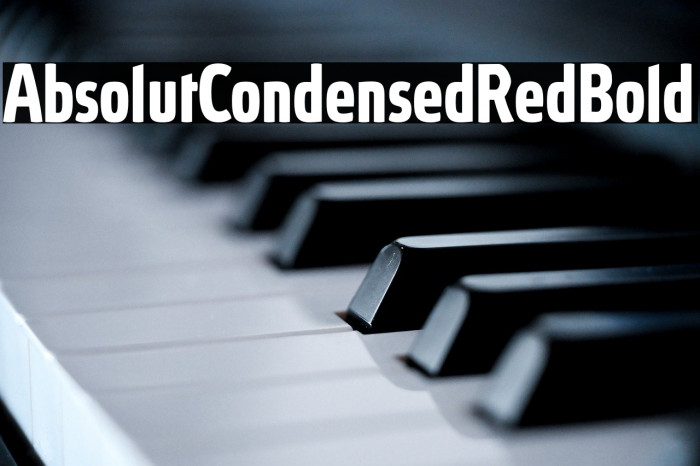 AbsolutCondensedRed-Bold Example 1