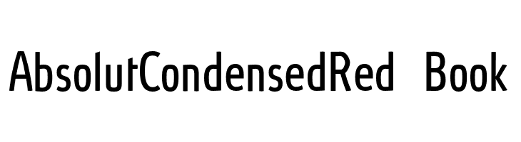 AbsolutCondensedRed-Book  免费字体下载