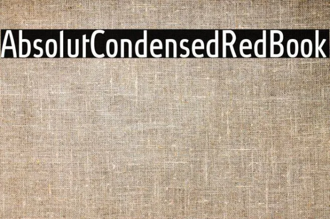 AbsolutCondensedRed-Book Example 3