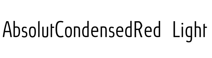 AbsolutCondensedRed-Light  لخطوط تنزيل