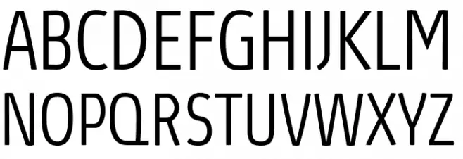 AbsolutCondensedRed-Light Fonte MAIÚSCULAS