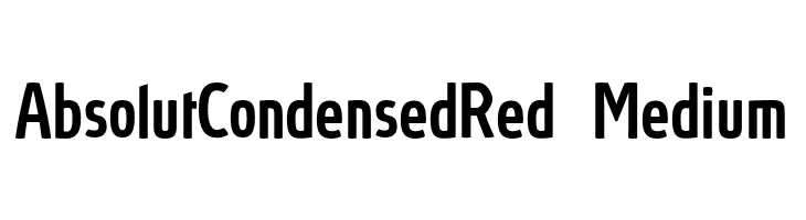 AbsolutCondensedRed-Medium  font caratteri gratis