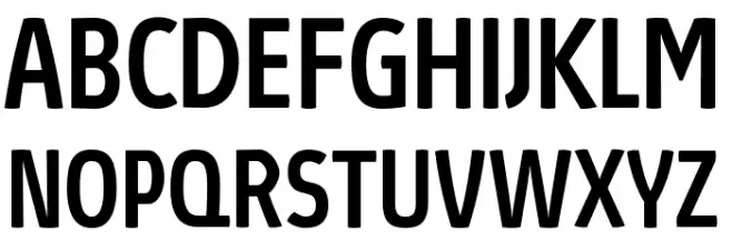 AbsolutCondensedRed-Medium Шрифта ВЕРХНИЙ