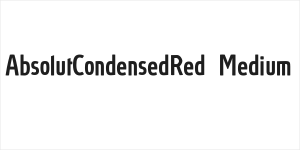 AbsolutCondensedRed-Medium Logo