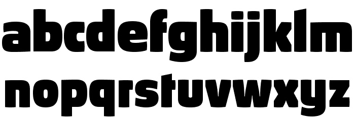 AbsolutPro-Black Font LOWERCASE