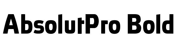 AbsolutPro-Bold  font caratteri gratis
