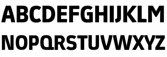 AbsolutPro-Bold Schriftart Groß