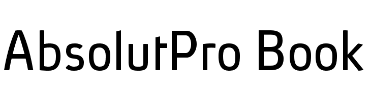 AbsolutPro-Book Font