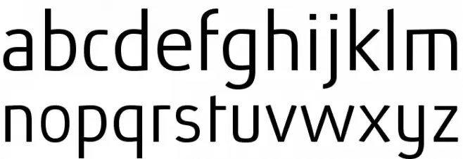 AbsolutPro-Light Font LOWERCASE