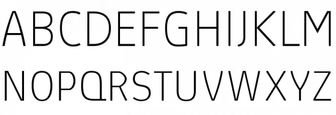 AbsolutPro-Thin Шрифта ВЕРХНИЙ