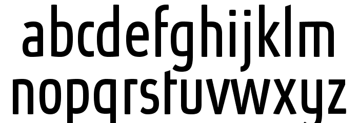 AbsolutProCond-Book Font LOWERCASE