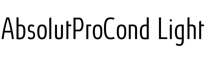 AbsolutProCond-Light Font