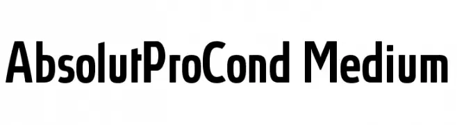 AbsolutProCond-Medium  Fuentes Gratis Descargar
