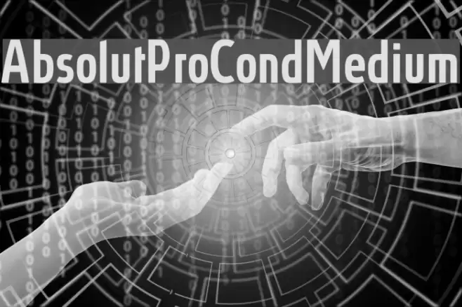 AbsolutProCond-Medium Font examples