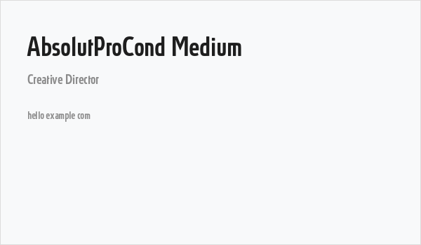 AbsolutProCond-Medium Business Card
