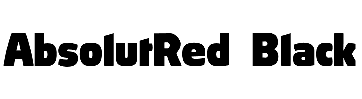 AbsolutRed-Black  Fuentes Gratis Descargar