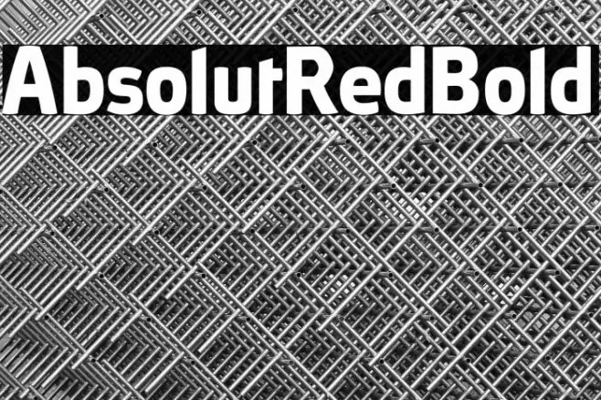 AbsolutRed-Bold Шрифта examples